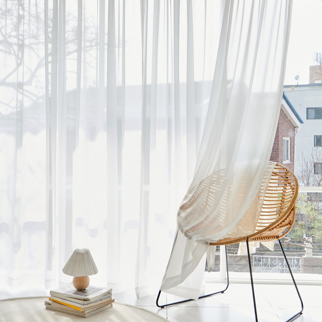 데코원 라이틀리 쉬폰 벨크로커튼