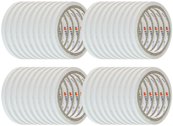 엠파이어 양면테이프 5mm x 10m, 화이트 반투명, 40개입