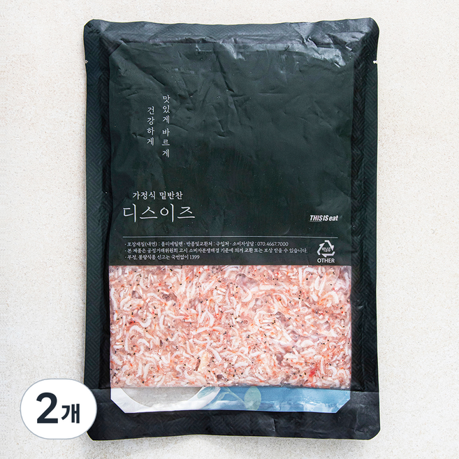 디스이즈 국내산 새우젓 추젓, 500g, 2개