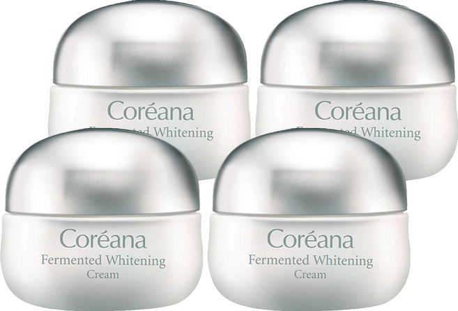 코리아나 발효 화이트닝 크림, 50ml, 4개