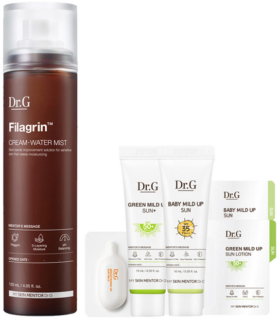닥터지 필라그린 크림워터 미스트 120ml + 닥터지 5종 키트, 1세트