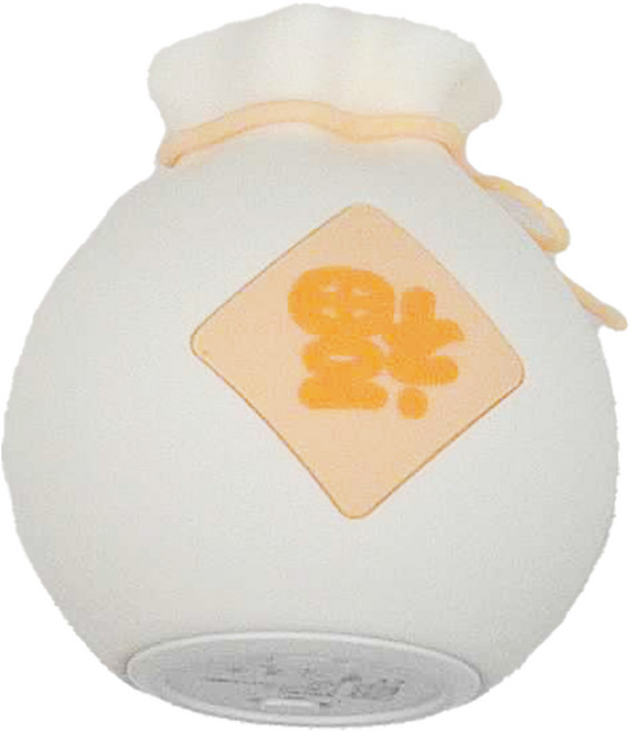 西格傢飾 財袋LED小夜燈 尺寸:約7.96x7.9x9.1cm, 財袋