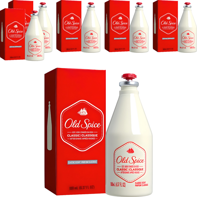 Old Spice 歐仕派 鬍後水 經典爽膚水, 188ml, 6個