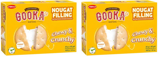 비비카 구카 누가 필링 크래커, 400g, 2개