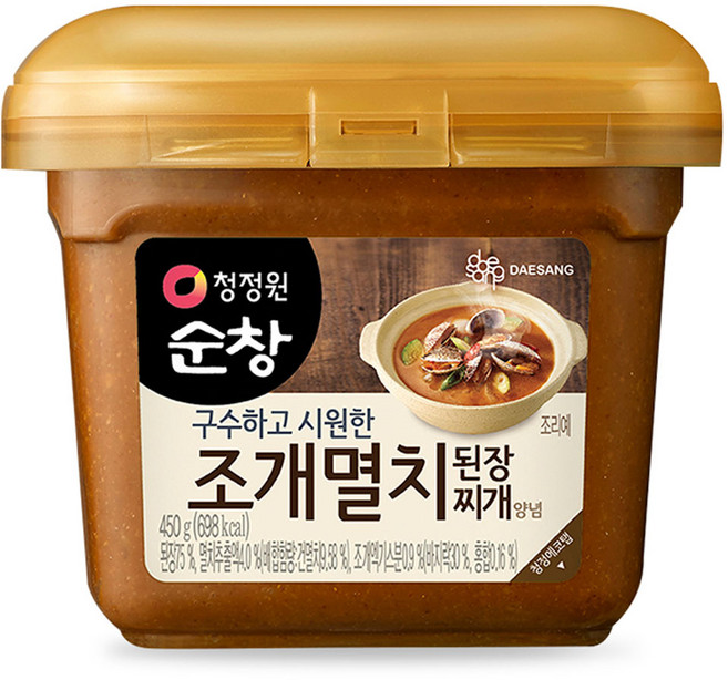 청정원순창 조개멸치 된장찌개 양념, 450g, 1개