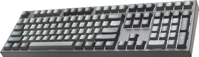 COX 가스켓 마운트 게이밍 기계식 키보드, Black, CX108G PBT, 황축