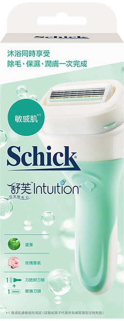 Schick 舒適牌 舒芙仕女除毛刀具 敏感肌, 1盒, 2片
