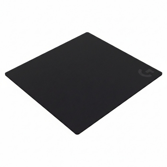 logitech G 羅技G 台灣公司貨 G740 大型厚實布面遊戲滑鼠墊 460 x 400 x 5mm, 黑色, 1個