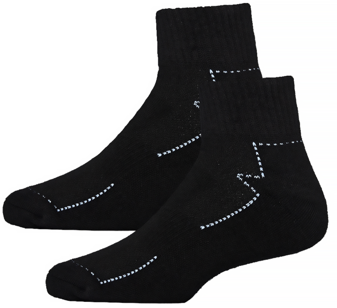 Loopal 路寶 中統運動襪 LAMC1010, 黑色, 1雙