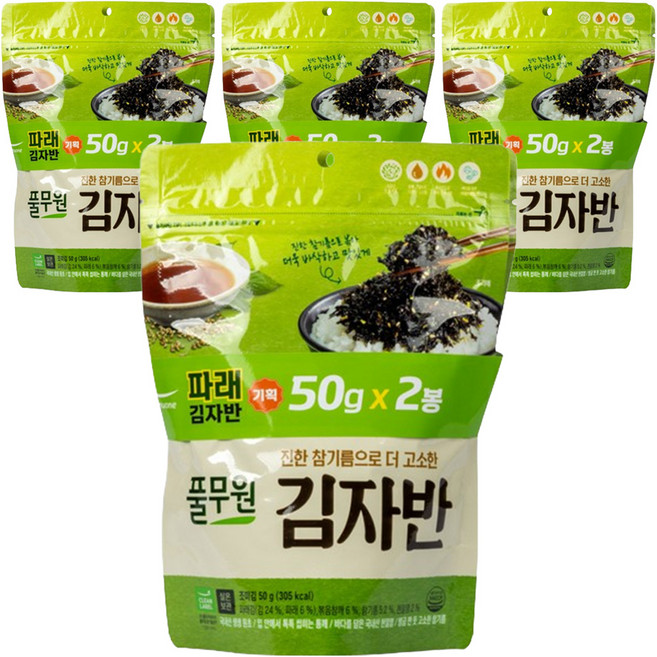 풀무원 김자반, 50g, 4개