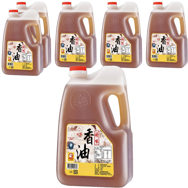 福壽實業 好味香油, 3L, 6桶
