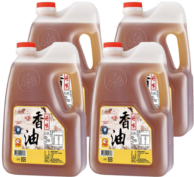 福壽實業 好味香油, 3L, 4桶