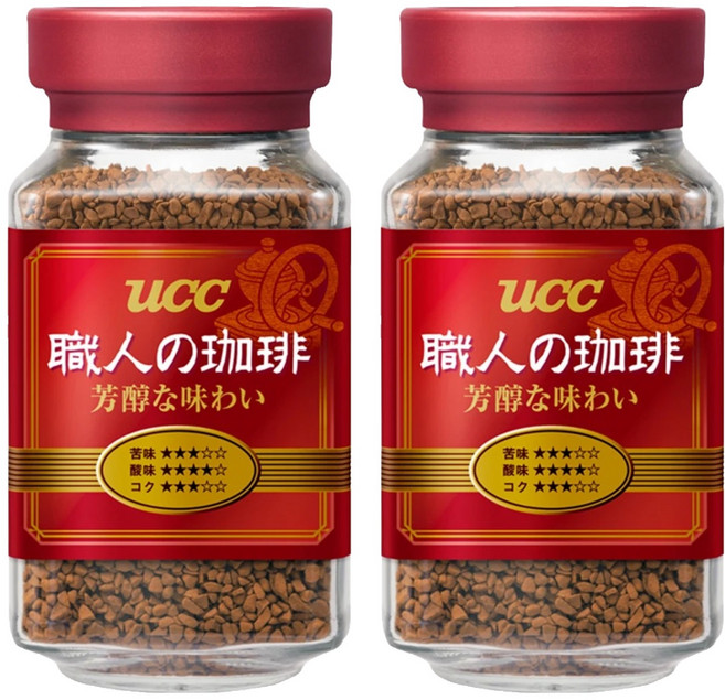 ucc 職人的珈琲 職人芳醇即溶咖啡, 90g, 1瓶, 2瓶