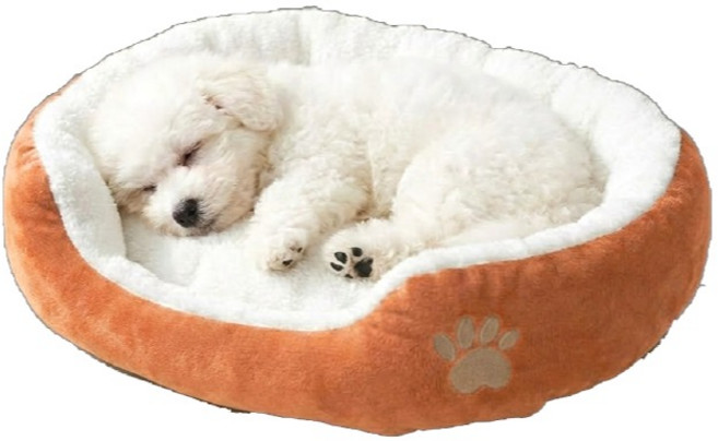 아메리칸베커 애견 고양이 강아지 방석, 주황색, 1개