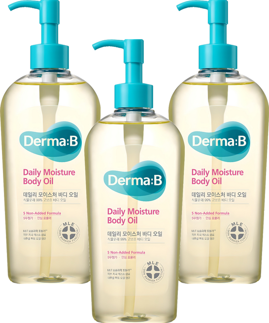 더마비 데일리 모이스처 바디오일, 300ml, 3개