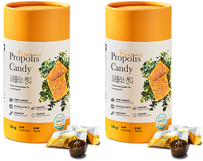뉴트라라이프 프로폴리스 캔디, 135g, 2개