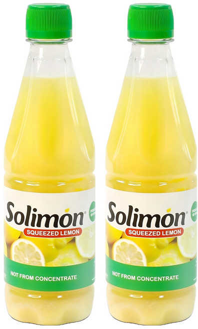 솔리몬 스퀴즈드 레몬즙, 500ml, 2개