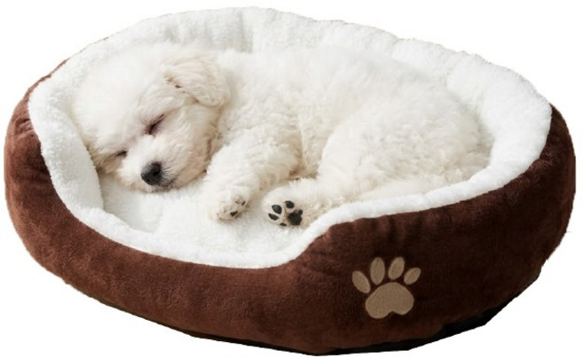 아메리칸베커 애견 고양이 강아지 방석, 커피색, 1개