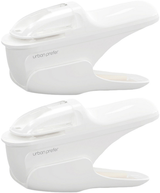 urban prefer PIN 無針釘書機 省錢環保 穩固裝訂 安全使用, 冰山白, 2個