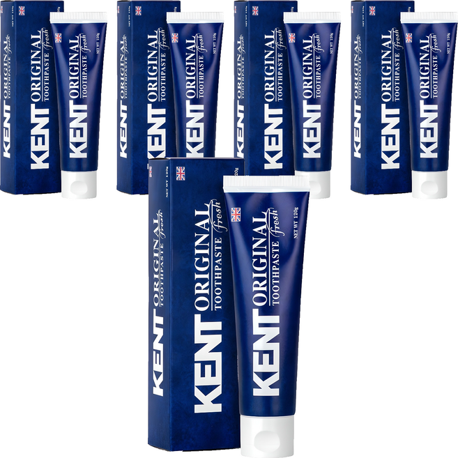 켄트 오리지널 프레쉬 치약, 120g, 5개