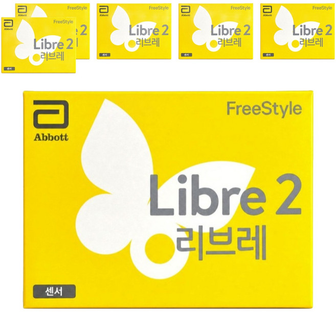 애보트 프리스타일 리브레2 연속 혈당측정기, FreeStyle Libre 2, 6개