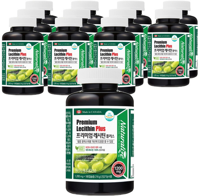 Naturalize 頂級卵磷脂Plus, 180錠, 12個