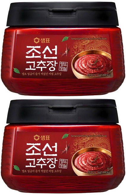 샘표 조선 고추장, 2kg, 2개