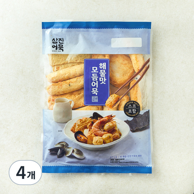삼진어묵 해물모듬어묵, 914g, 4개