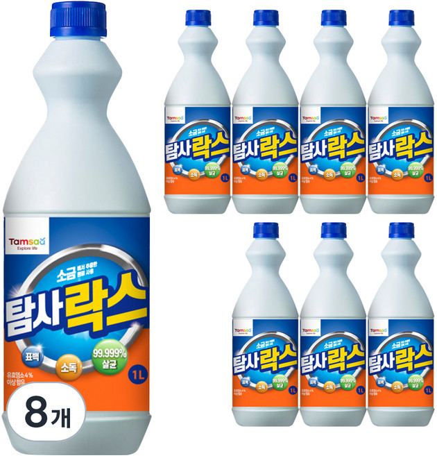 탐사 락스 원통형, 1L, 8개