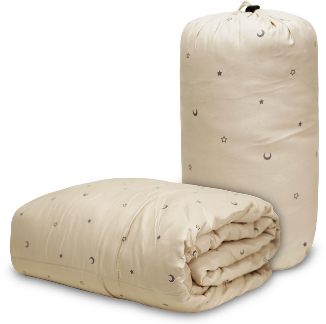 Swiss Mountain 露營夏季棉被睡袋, 1個, 棕米色