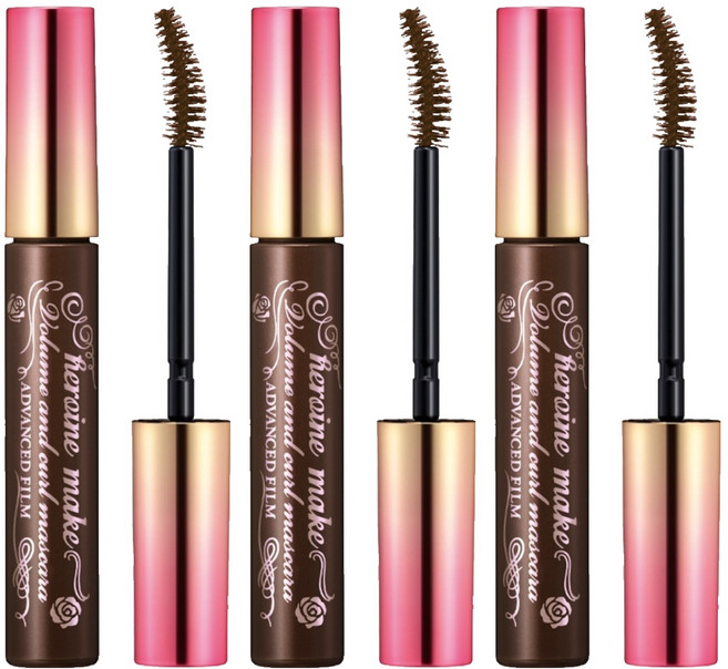 히로인메이크 볼륨앤컬 마스카라 어드밴스드 필름 6g, 02 브라운, 3개