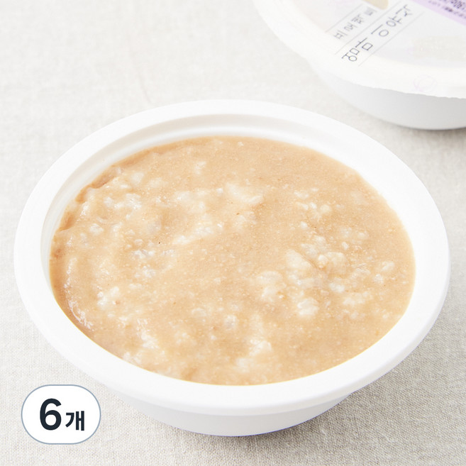 엘빈즈 중기2 7~10개월 엄마이유식 프로젝트 한우듬뿍 흰콩죽, 180g, 6개, 혼합맛(한우/흰콩)