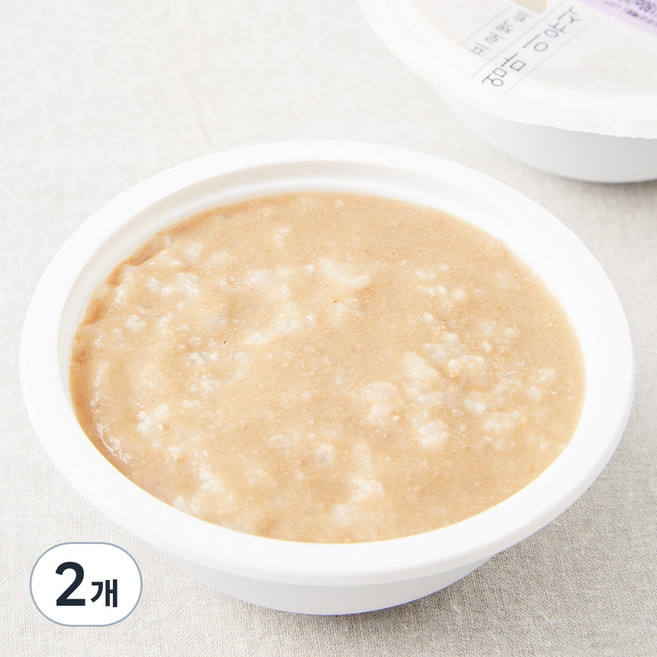 엘빈즈 중기2 7~10개월 엄마이유식 프로젝트 한우듬뿍 흰콩죽, 180g, 2개, 혼합맛(한우/흰콩)