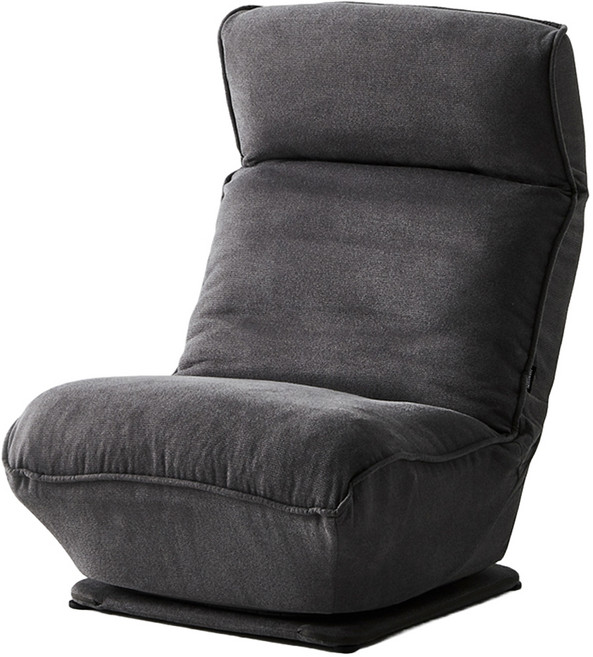 한샘 휴 회전형 좌식 스마트패브릭 리클라이너 의자, 노블그레이, 1개