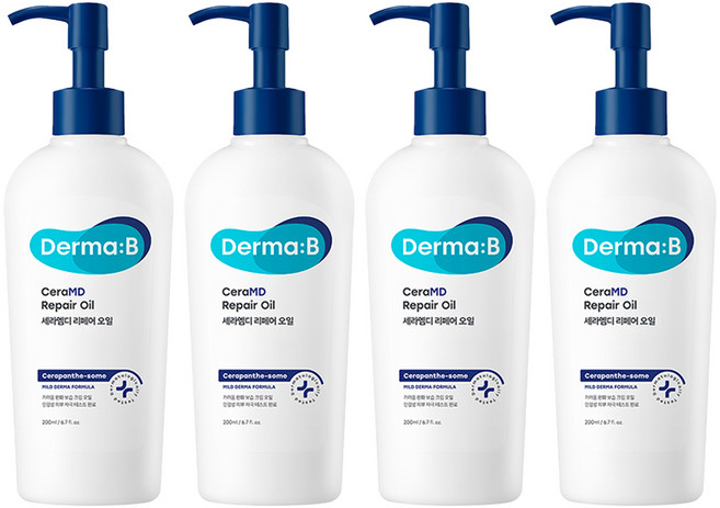 더마비 세라엠디 리페어 바디오일, 200ml, 4개