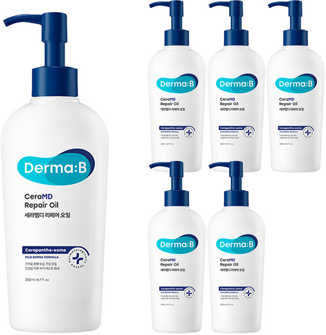 더마비 세라엠디 리페어 바디오일, 200ml, 6개