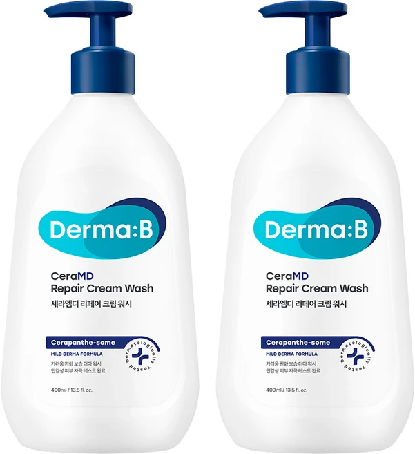 더마비 세라엠디 리페어 크림 바디워시, 400ml, 2개 - 쿠팡