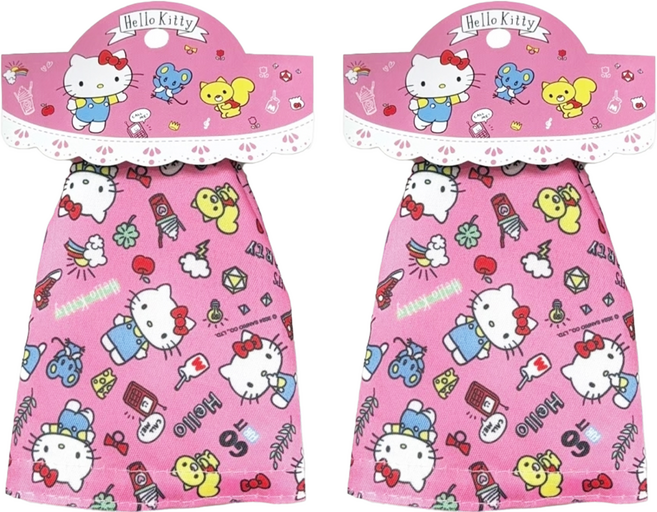 正台 三麗鷗 安全帽內襯2件組, Kitty朋友