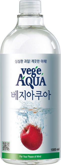 베지아쿠아 야채 과일 세정제, 1L, 1개
