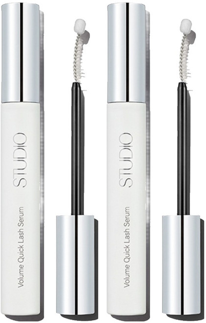 스튜디오 볼륨 퀵 속눈썹 영양제, 2개, 9ml