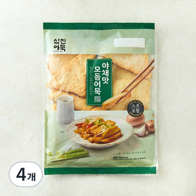 삼진어묵 야채모듬어묵, 904g, 4개