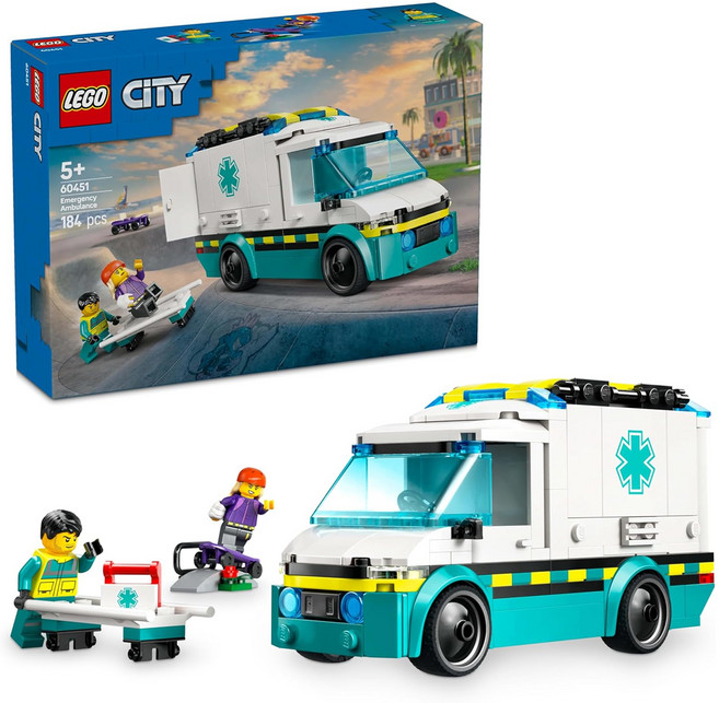 LEGO 60451 City 緊急救護車, 1盒