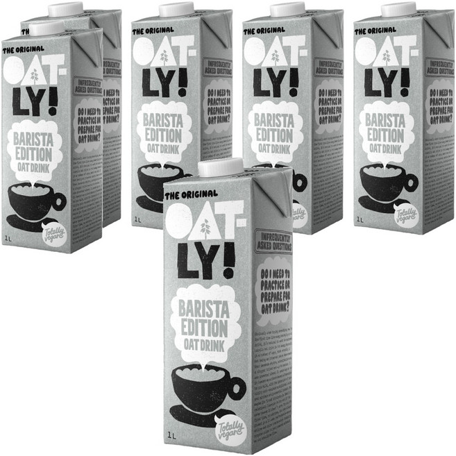 OATLY 咖啡師燕麥奶, 1L, 6瓶