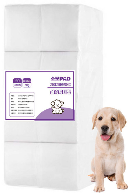 소모 배변패드 70g, 20개입, 4개