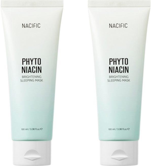 네시픽 피토 나이아신 브라이트닝 슬리핑 마스크, 100ml, 2개