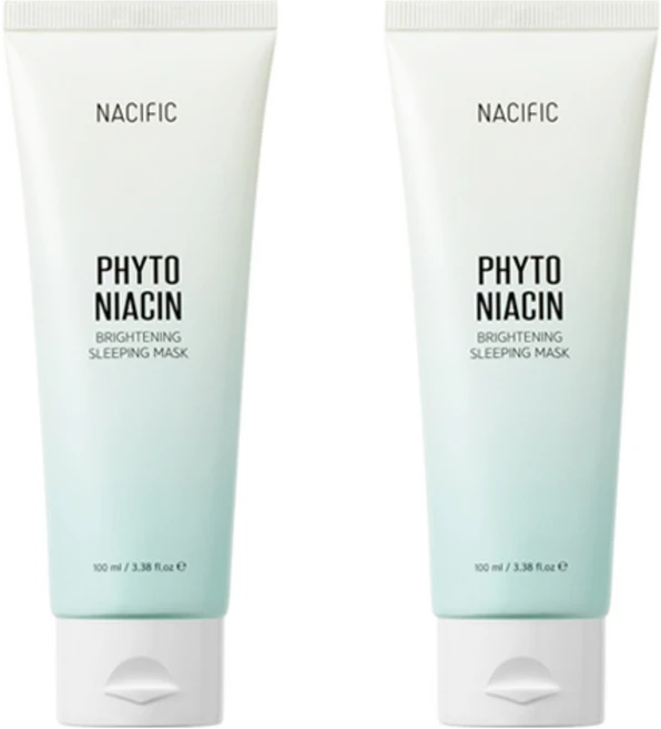 네시픽 피토 나이아신 브라이트닝 슬리핑 마스크, 100ml, 2개 - 쿠팡
