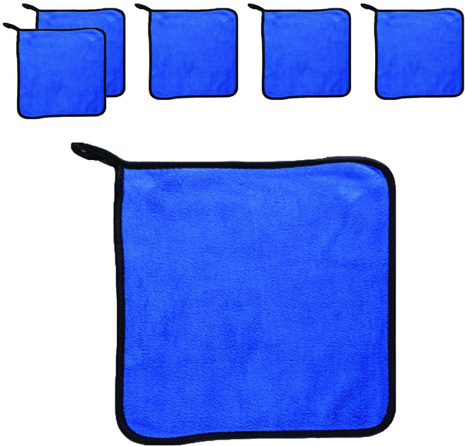 BEER BEAR 皮久熊 厚抹擦拭布組 MY-7360 顏色隨機 6條, 1組