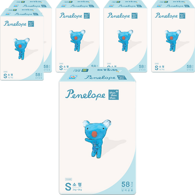 페넬로페 씬씬씬 플러스 밴드기저귀 공용, 2단계, 348매