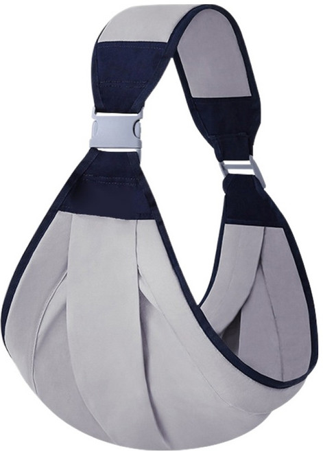 愛源美 新生兒前抱式背帶 布款, 灰色