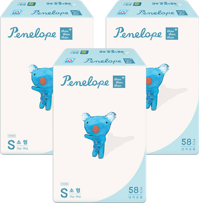 페넬로페 씬씬씬 플러스 밴드기저귀 공용, 2단계, 174매